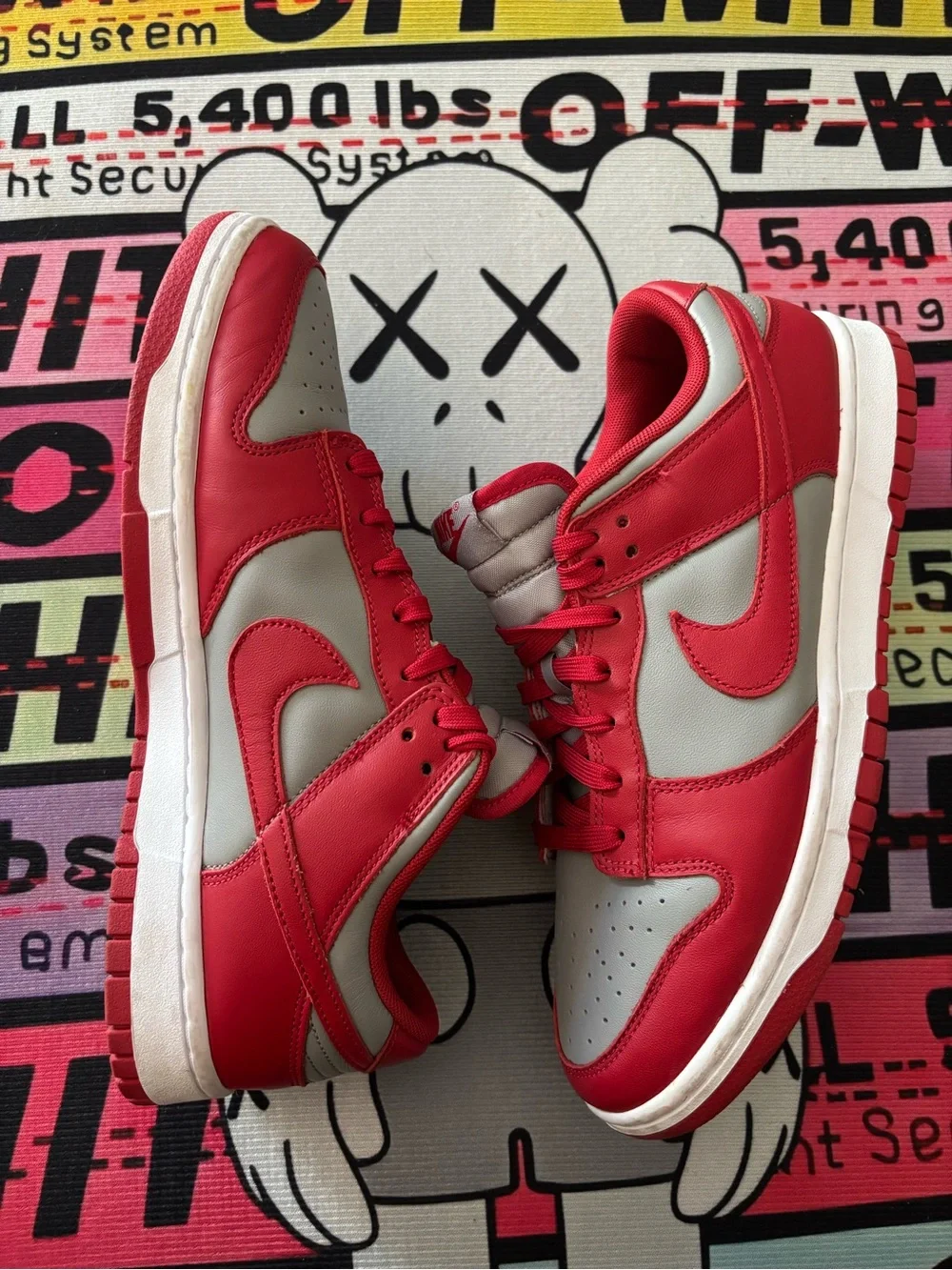 Nike Dunk Low Retro - Red and Gray